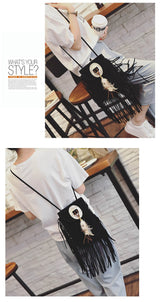 Elizabeth - Bohemian Inspired Fringe Shoulder Bag